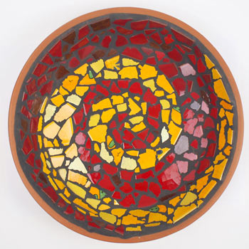Mosaikfliesen, Bruchfliesen, 900g - rot
