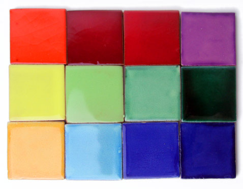 RGB5x5 - Fliesenset Regenbogen 5x5