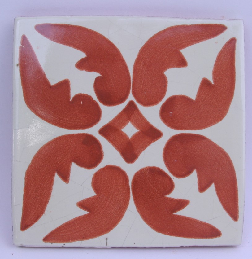 5-2-38-138 - Handbemalte Fliese 15x15 - Lyon TC