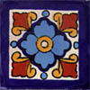 Handbemalte Fliese 5x5 - Aubrieta