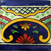 Handbemalte Fliese 5x5 - Arco