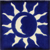 Handbemalte Fliese 5x5 - Eclipse SL