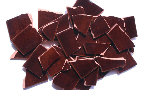 M-3640-4K - Mosaikfliesen, Bruchfliesen, 4KG - tabacco