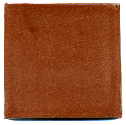 9-11-15 - Handbemalte Fliese 10x10 - braun gewaschen
