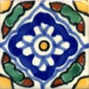 Handbemalte Fliese 5x5, Guadalajara