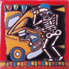 Relief-Fliese 10x10 - Automechaniker