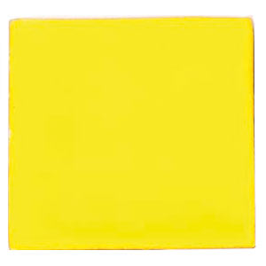 9-11-04 - Handbemalte Fliese 10x10 - gelb