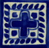 Handbemalte Fliese 5x5, Cozumel