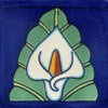 Handbemalte Fliese 10x10 - Caribe 12