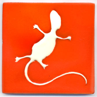 5-2-21-09 - Relief-Serie 10x10 Gecko orange