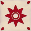 Relief-Serie 10x10 Estrella Fondo blanco