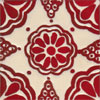 Relief-Serie 10x10 Lace Rojo
