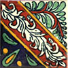Handbemalte Fliese 5x5 - Talaverado