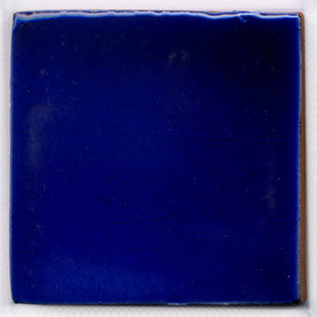 9-8-3451 - Handbemalte Fliese 5x5 - königsblau