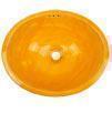 Waschbecken 44x36, oval, mango gewaschen