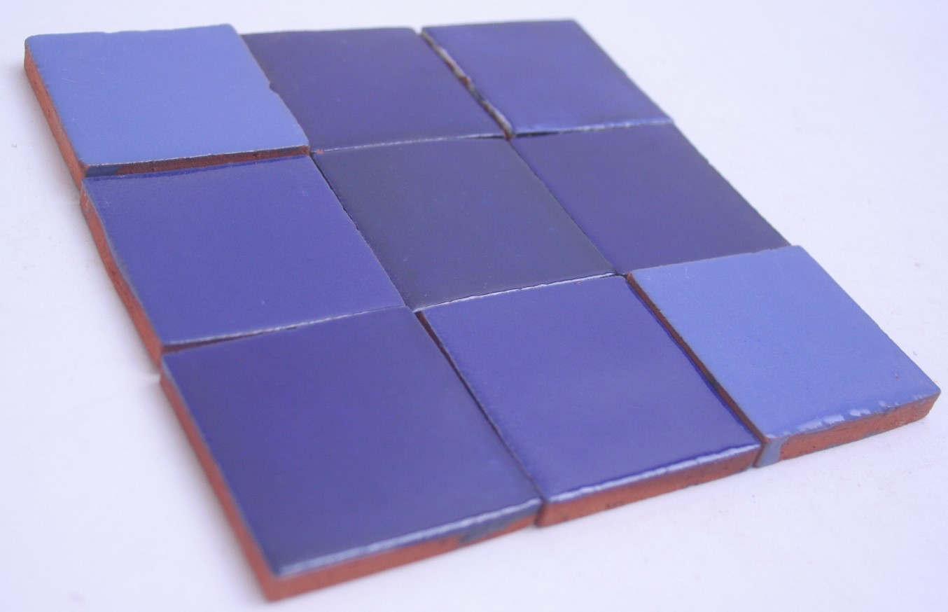 Fliesenset 18 Stück 5x5 blau Mix 1 (2 Sets)
