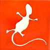 Relief-Serie 10x10 Gecko orange