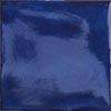 Handbemalte Fliese 10x10 - blau gewaschen