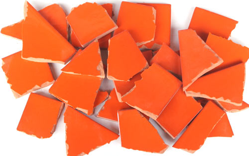 M-3617-900 - Mosaikfliesen, Bruchfliesen, 900g - orange