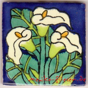 9-13-60 - Handbemalte Fliese 5x5 - Aro