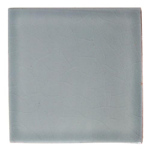 9-8-3664 - Handbemalte Fliese 10x10 - Platinum grau