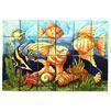 Mural 4x6 - Pesces dorados