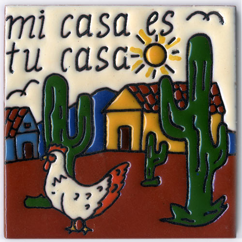 9-24-011 - Relief-Fliese 10x10 - Mi casa es tu casa