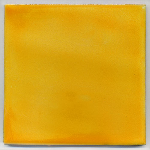 5-8-3833 - Handbemalte Fliese 15x15 uni mango gewaschen