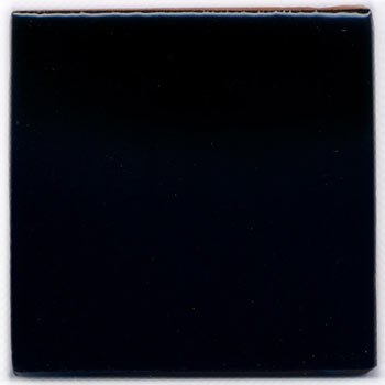 9-8-3443 - Handbemalte Fliese 5x5 - schwarz