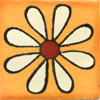 Handbemalte Fliese 5x5 - Maya
