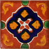 Handbemalte Fliese 5x5 - Avila 2