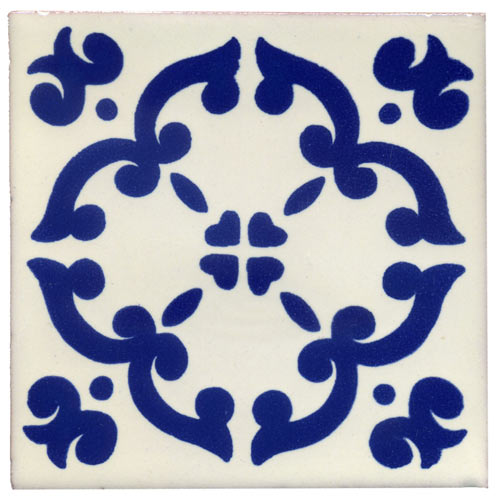 5-2-33-51 - Handbemalte Fliese 10x10 - Barocco