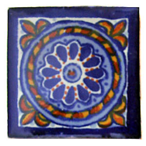 9-13-29 - Handbemalte Fliese 5x5 - Granada