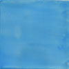 Handbemalte Fliese 15x15 uni blau gewaschen hell