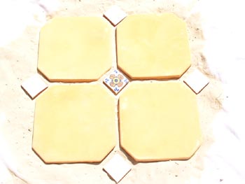 Handbemalte Fliese 5x5, Seville