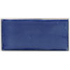 Cenefa, halbe Fliese, blau gewaschen