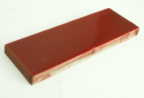 9-8-56-59 - Riemchen 3,3 x 10 cm, kirschrot