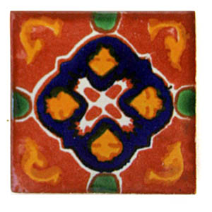 9-13-101 - Handbemalte Fliese 5x5 - Avila 2