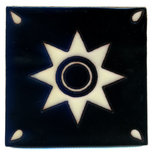 5-2-22-01 - Relief-Serie 10x10 - Estrella fondo negro