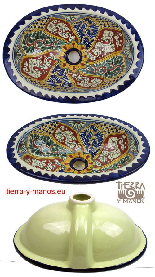 3-01-509 - Waschbecken Talavera #34, oval, klein