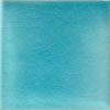Handbemalte Fliese 10x10 - englischblau