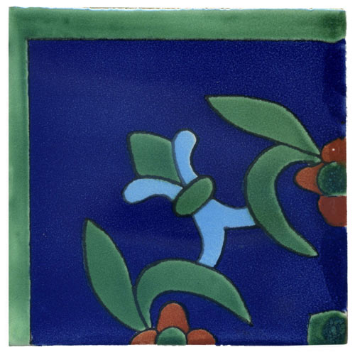5-2-33-07e - Eckfliese Lilia azul