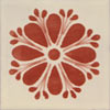 Handbemalte Fliese 10x10 - Amapola TC