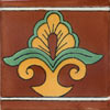 Handbemalte Fliese 15x15 - Sara