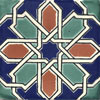 Handbemalte Fliese 10x10 - Alcazar