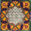 Handbemalte Fliese 10x10 - Aquintana
