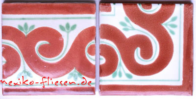 Bordüre 10x10 Ola Roja