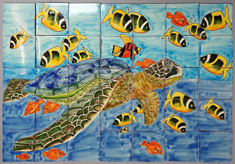 6-57-004 - Mural 5x7 - Tortuga
