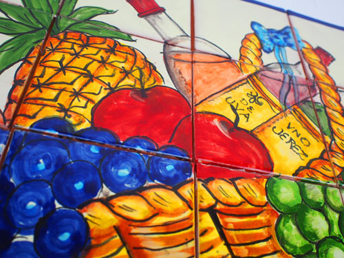 Mural 4x6 - Canasta de vinos