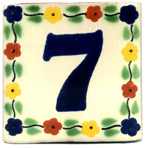 9-15-7 - Hausnummer Bouquet - 7